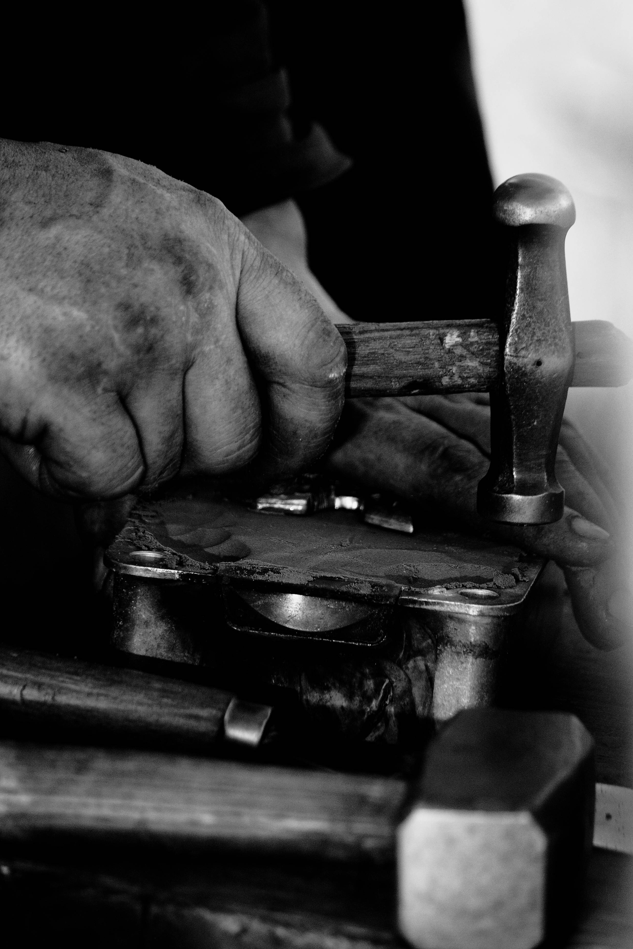 Die Form wird gebaut